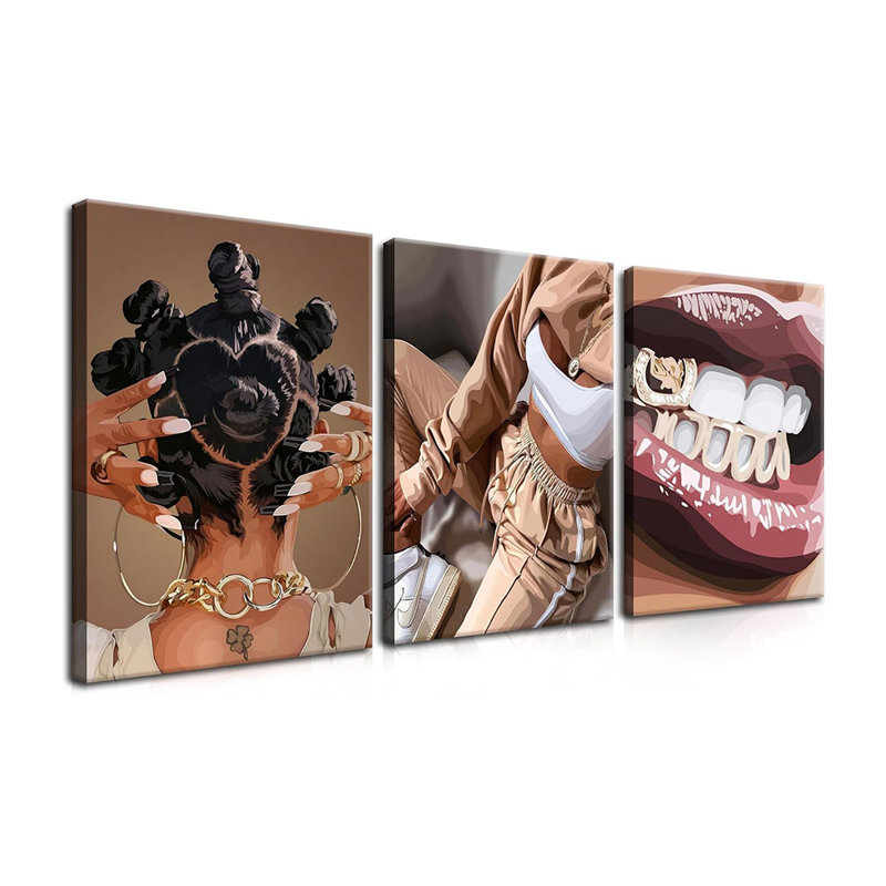 3 Piece Wrapped Canvas Print