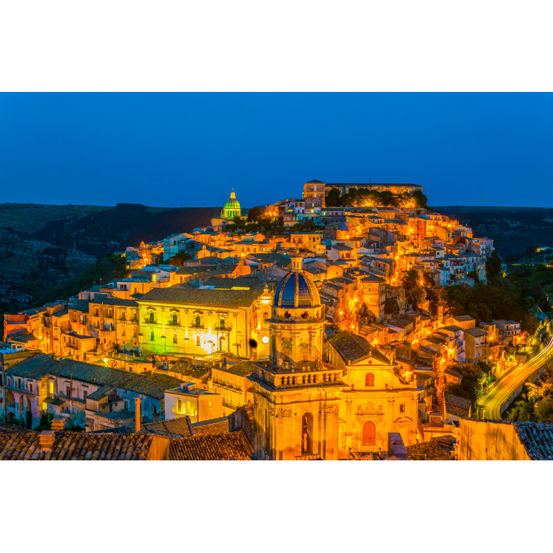 Old Town Of The Sicilian, Italy by Trabantos - Wrapped Canvas Print, 81cm H x 122cm W