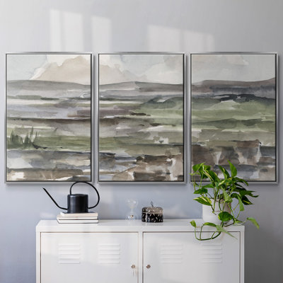 For Forts II, peinture sur toile 3 pièces