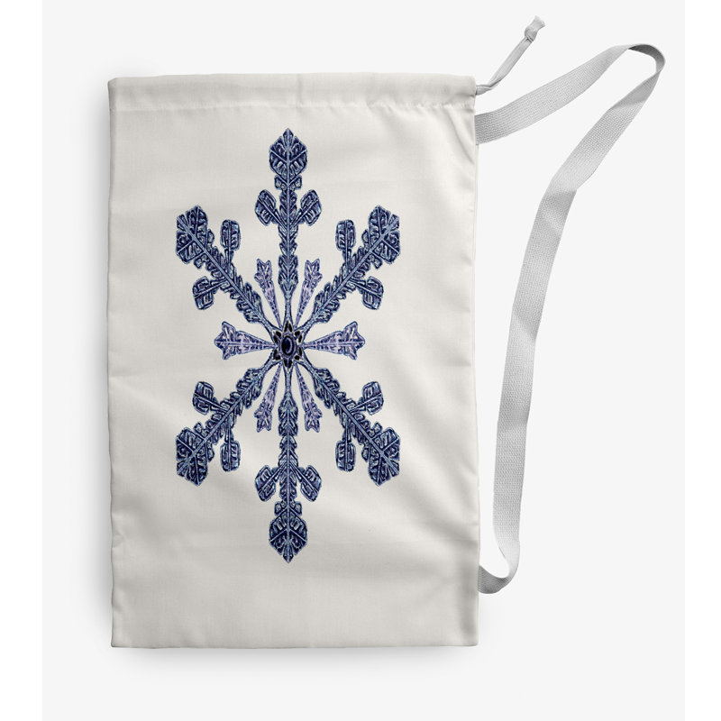 Fabric Laundry Bag with Handles, White, Small (29" H x 18" W)
