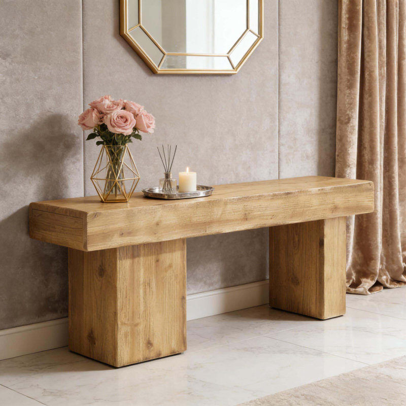 Entryway Bench, Natural