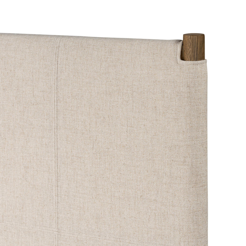 Salado Upholstered Bed, King, Antigo Natural
