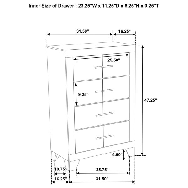 Dimensions du produit