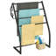 Free Standing Metal Towel Drying Rack (Black)