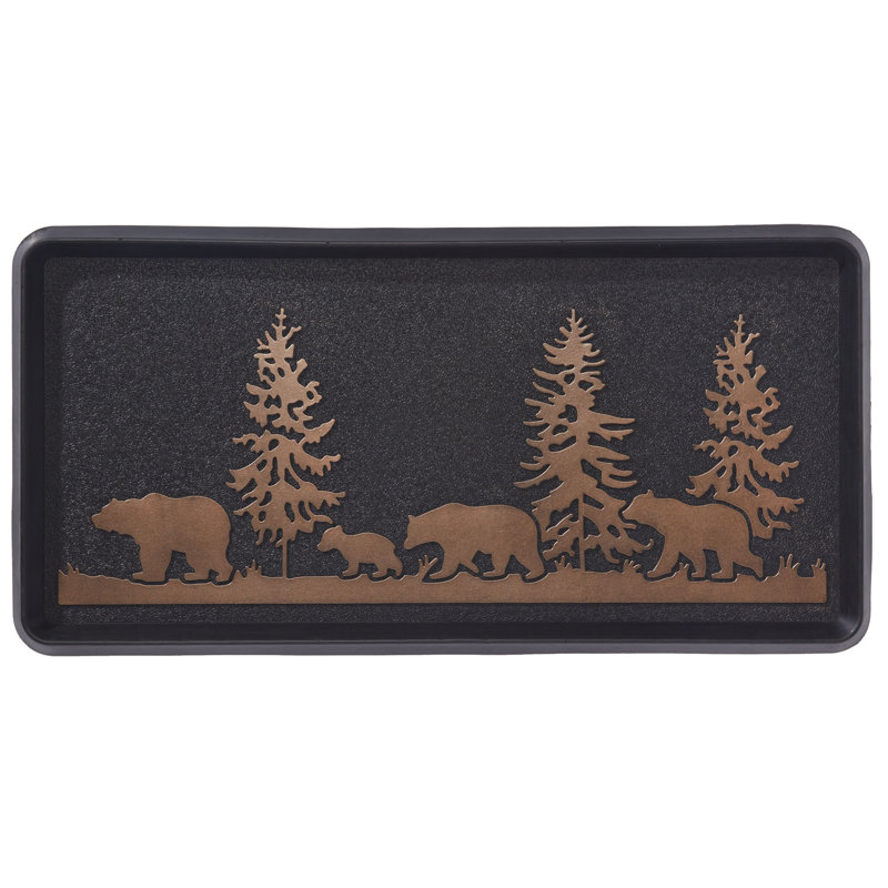 Plateau pour bottes en caoutchouc 32 po x 16 po Bear