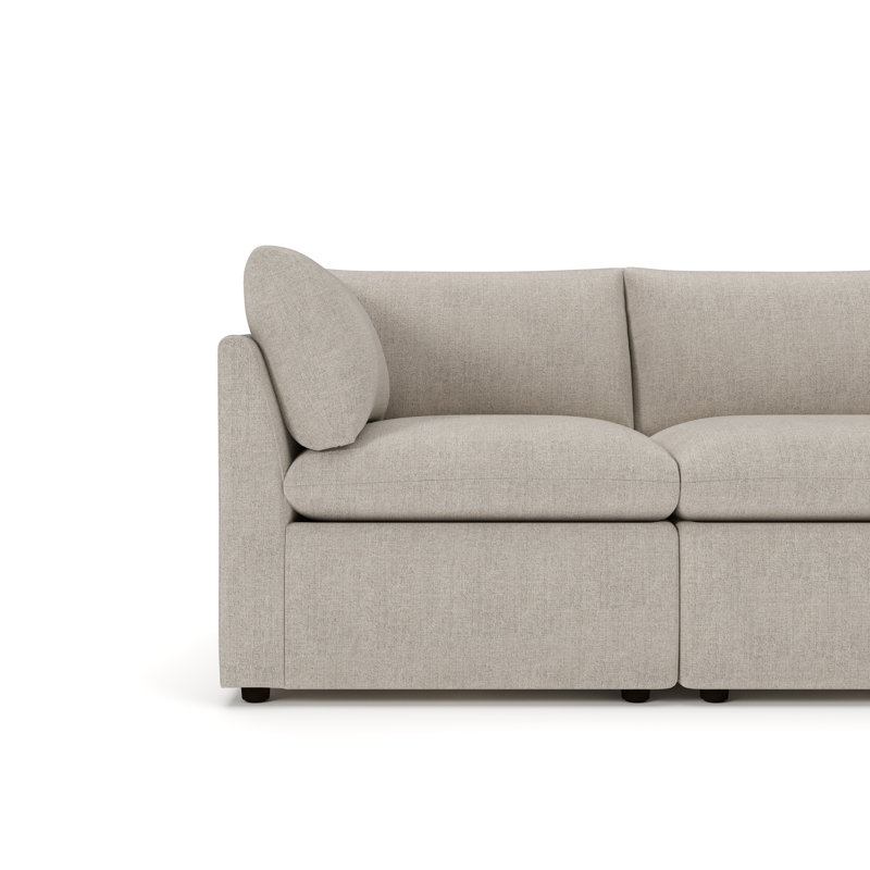 Canapé modulaire 96 po Kallie, Ficelle Monique
