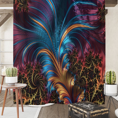 Abstract Shower Curtain