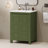 24" Bathroom Vanity With Ceramic Rectangular Sink, Solid Wood Frame, Side Panels, Soft-close Function Frame And-1056725690-1056725687