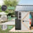 Guardian Shelter Series AMERLIFE 12x10.3x8.2 FT Nordic Cottage Shed with 2 4-Pane Windows Lockable Door, Dark Grey/White