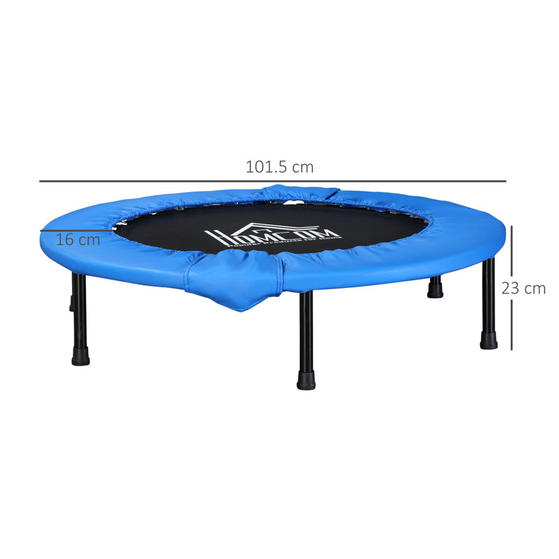 HOMCOM 101.5cm Round Fitness Trampoline