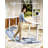 Gas Spring Adjustable Mobile Standing Desk With Wheels-162954425-162954427