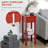 2 Side Table With Drawer In Red, Narrow End For Living & Bedroom. Adds Extra Storage Magazines, Books, Plants, Photos. Elegant Style Suits Any Interior . Constructed From . Features Toppling
