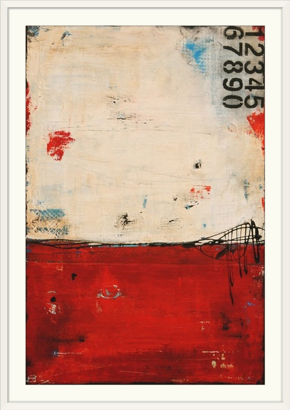 «LA Story» par Talmay, impression, H 26 po x l 20 po x P 1 po, Cadre blanc