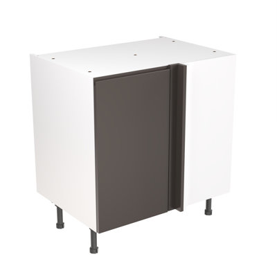 KitchenKit Flatpack J Pull Matt Base Unit Blind Corner
