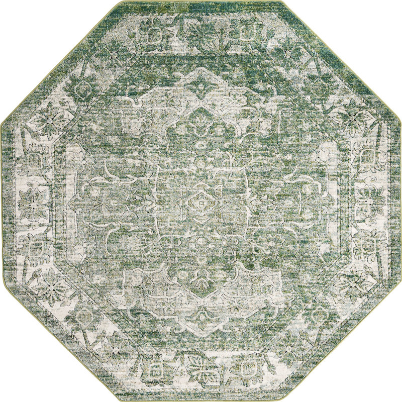 Mekalah Oriental Indoor Rug, Octagon 7'10"