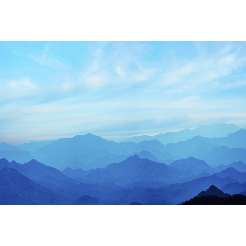 Misty Mountains III by James McLoughlin - Wrapped Canvas Painting, 51cm H x 76cm W