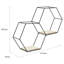 Luchia 2 Piece Hexagon Tiered Shelf