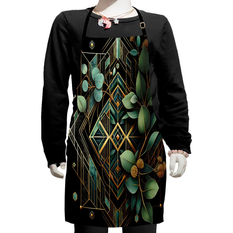 No Pattern Bib Apron
