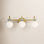 3-Light Opal Glass Bath Sconce