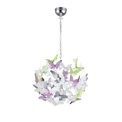 Rapp 4 - Light Silver Unique/Statement Pendant