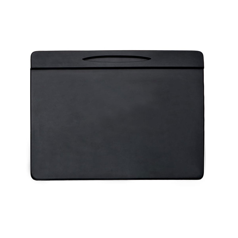 Faux Leather Desk Pad, Black