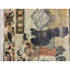 Petit tapis chinois antique vieilli en soie