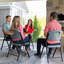 Plastic / Resin Stackable Folding Chair Folding Chair Set