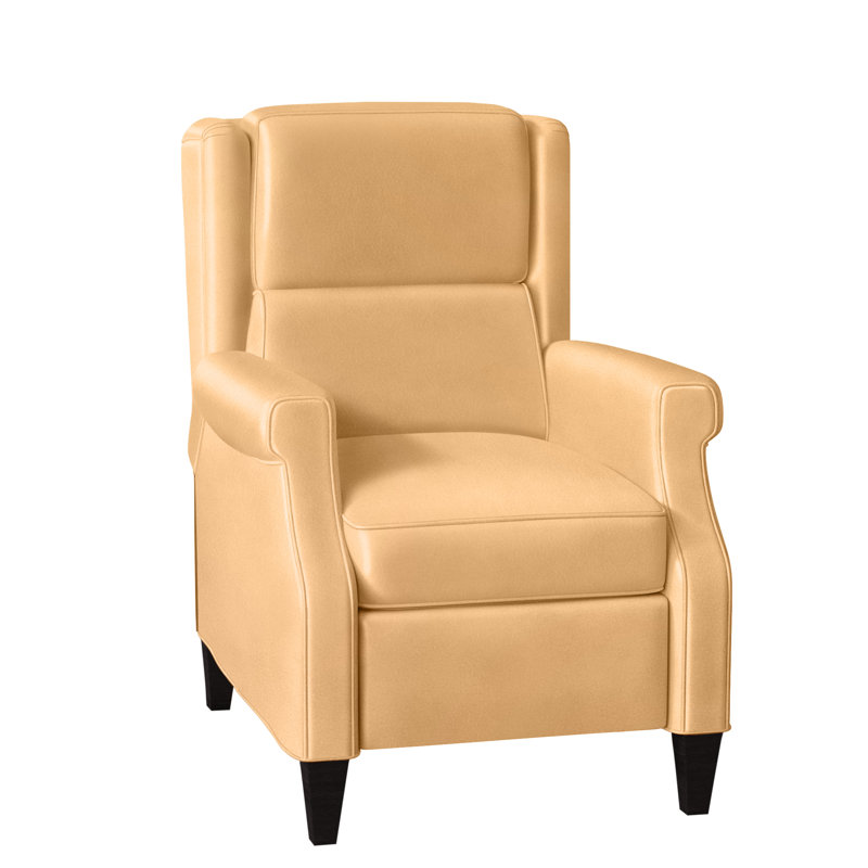 Gallaway Recliner, Aline Fumo Genuine Leather, Plantation, Power