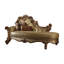 Chaise gracieuse en bois avec 2 coussins