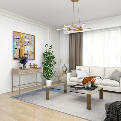 Lampe de table en verre Donagh