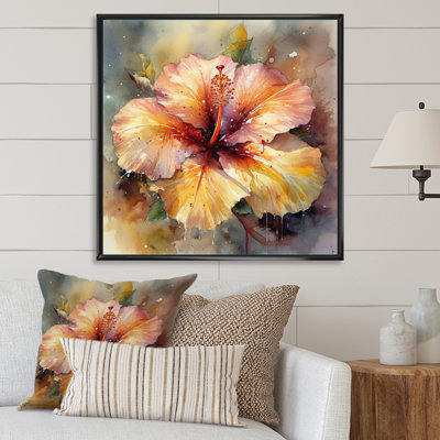 Rudell Hibiscus Euphoria sur toile