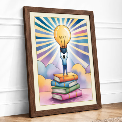 Reaching For Ideas Modern - Print