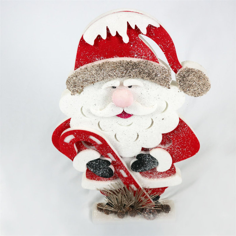 No Holiday Shaped Ornament, 74 cm x 40cm x 12cm, White