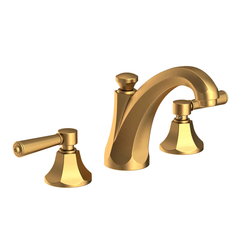 Metropole Widespread Bathroom Faucet with Drain Asssembly, Satin Bronze