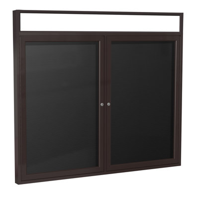 Ghent No Enclosed Cabinet Metal Letter Board