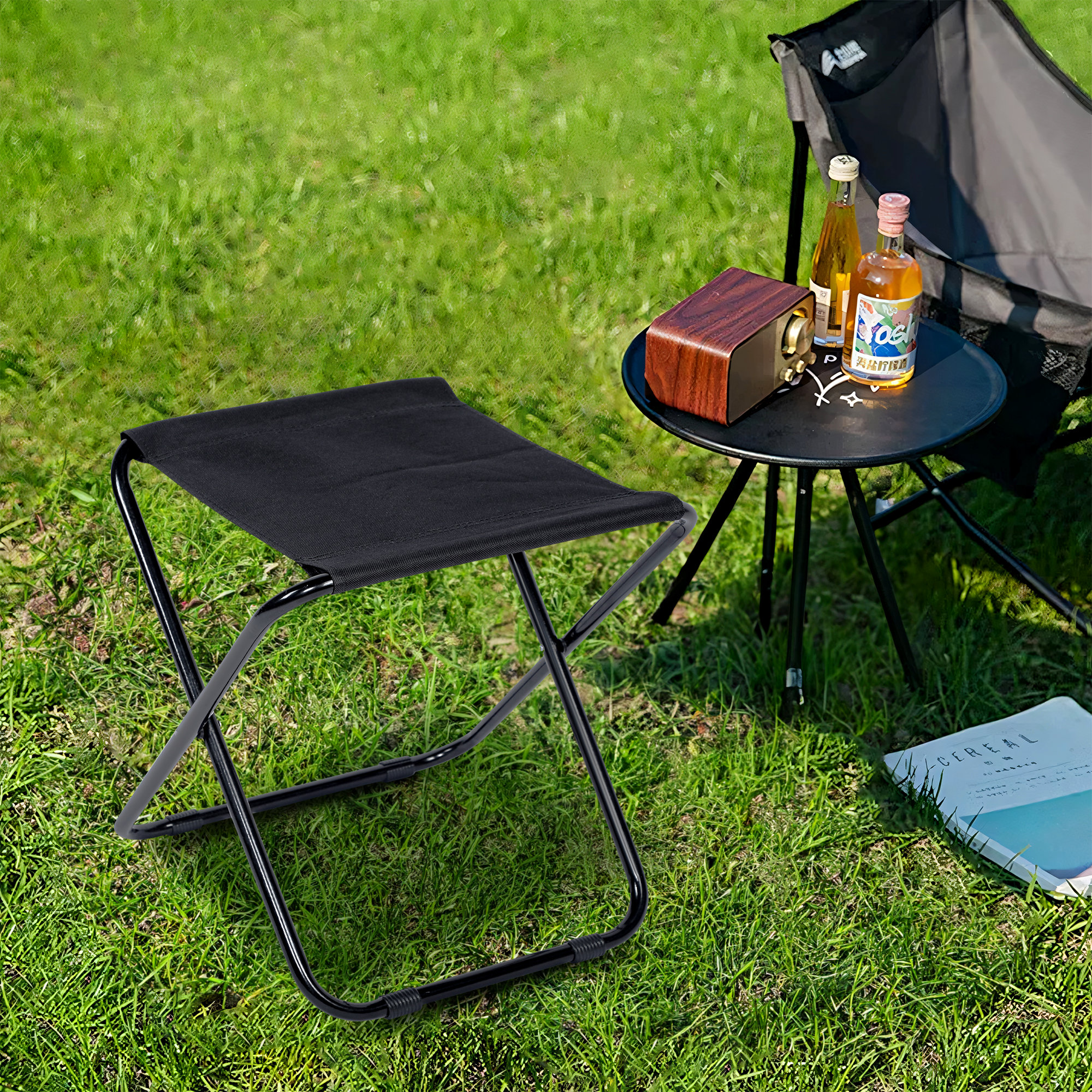 Camping folding chair 600d wear resisting non-slip beach fishing