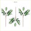 38in. Artificial Palmate Fern Stems, Set of 3