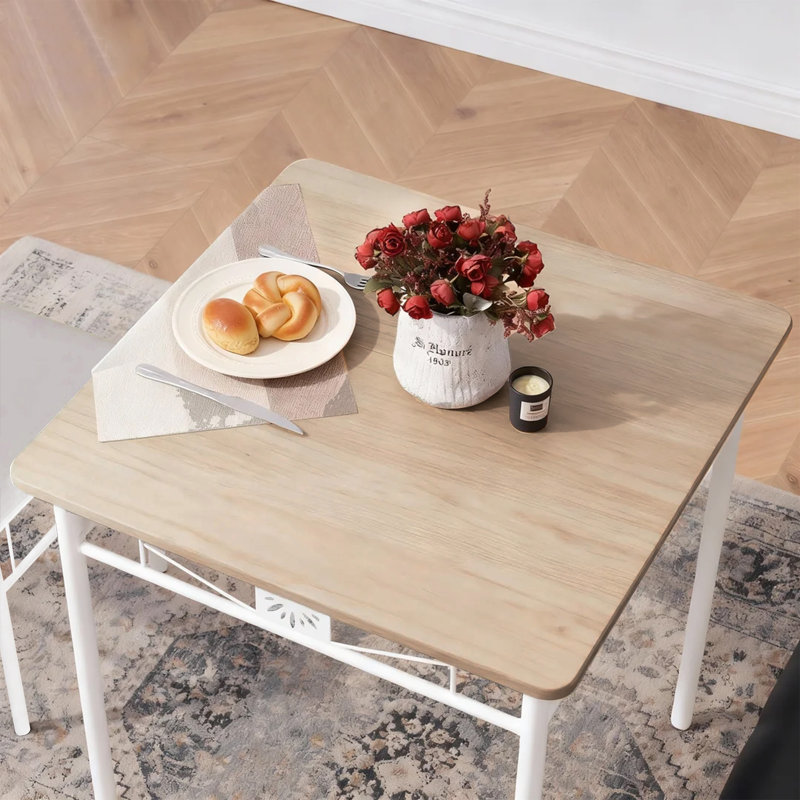 Brijesh 3 - Piece Couple Dining Set, Oak/White