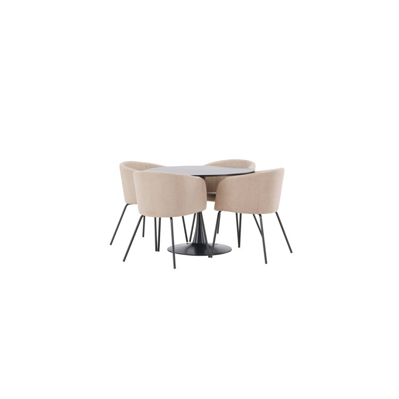 Burton 4 - Person Dining Set