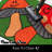 Natural Coco Coir Door Mat with PVC Backing, "Dancing Mushroom", 18"x30", Heavy-Duty Non-Slip Indoor/Outdoor