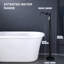 Robinet de baignoire sur pattes à poignée simple-67506209