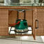 Guyapi Rattan Garden Dining Table With Smokeless Fire Pit Table & 6 Chairs-1434921512