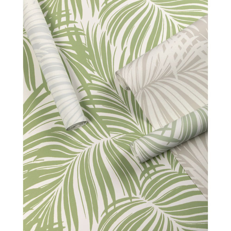 Palm Leaf Wp - Mist, Verde