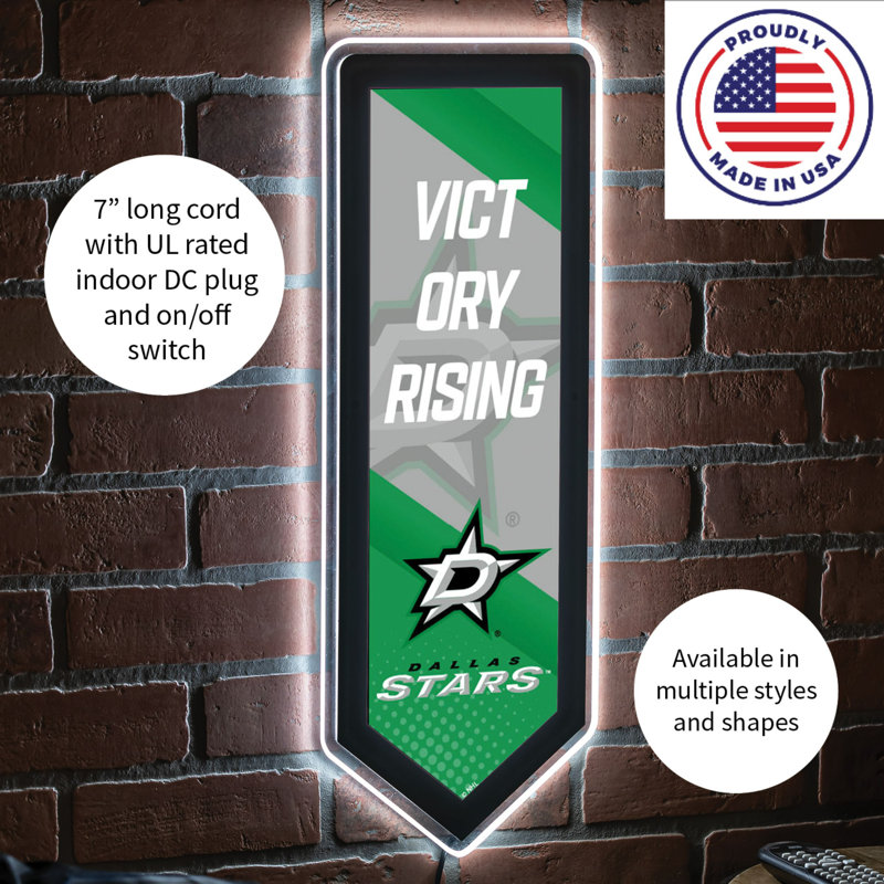 Enseigne murale NHL Team Pennant, Stars de Dallas