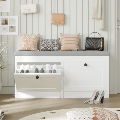 12 Pair Shoe Storage Bench