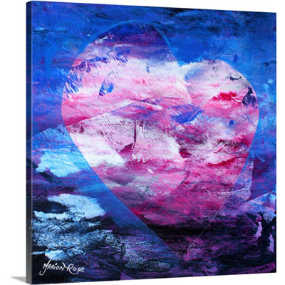 Emotional Heart " Heartfelt XV - Winter Ice " by Marion Rose