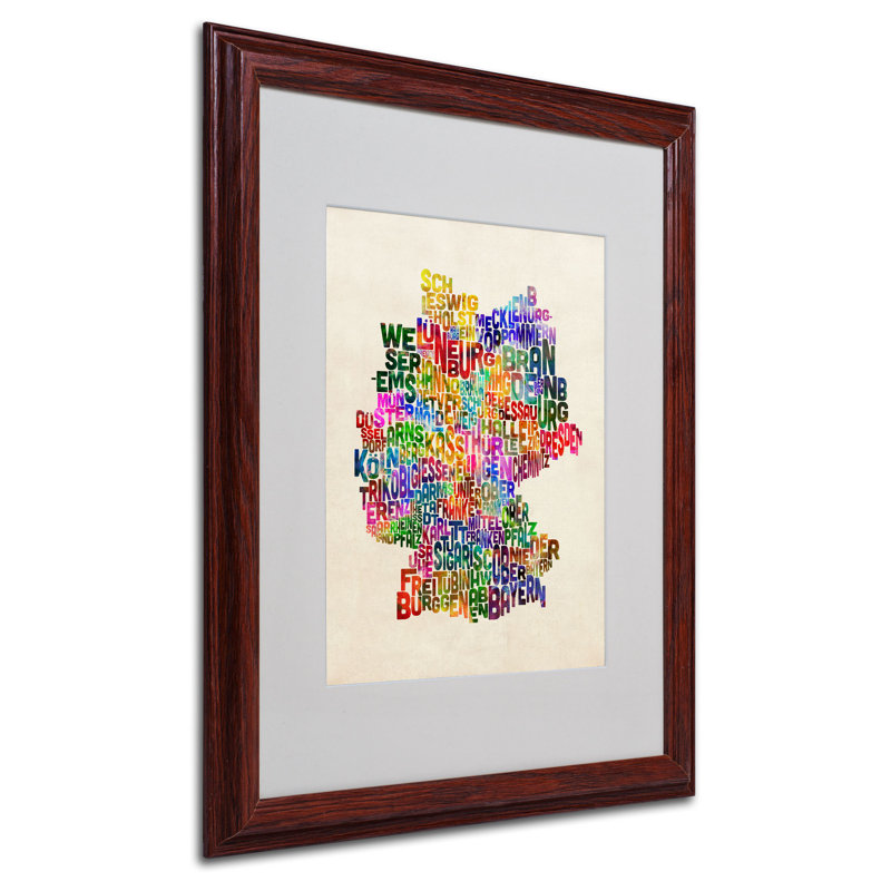 Modern & Contemporary, 20" H x 16" W x 0.5" D, Brown - Beveled
