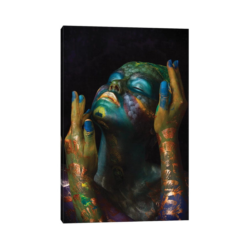 Fish and Oil 1 Piece Wrapped Canvas Painting, 66.04 cm H x 45.72 cm W x 1.91 cm D