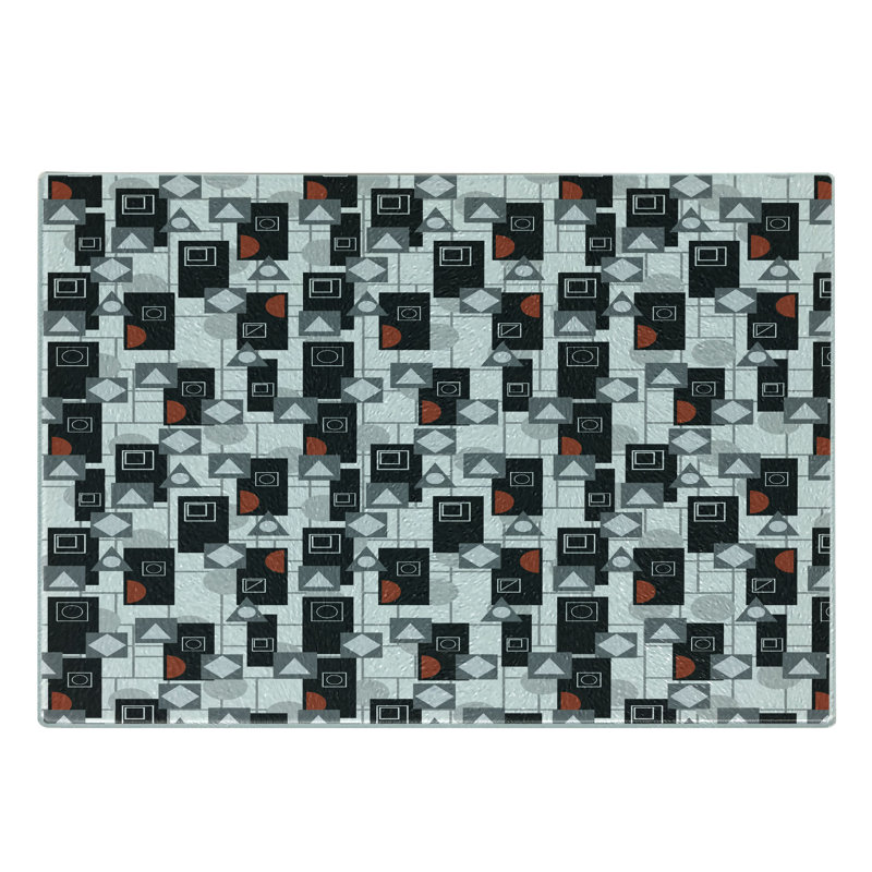 Planche à découper en verre trempé Ambesonne