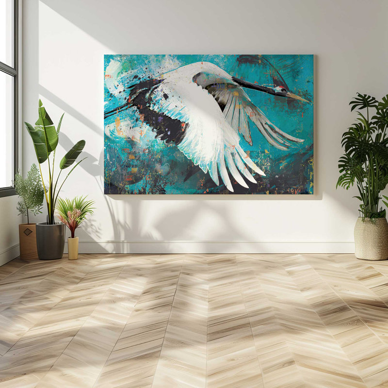 «Blue Skies Rendezvous», grande impression sur toile, H 36 po x l 54 po
